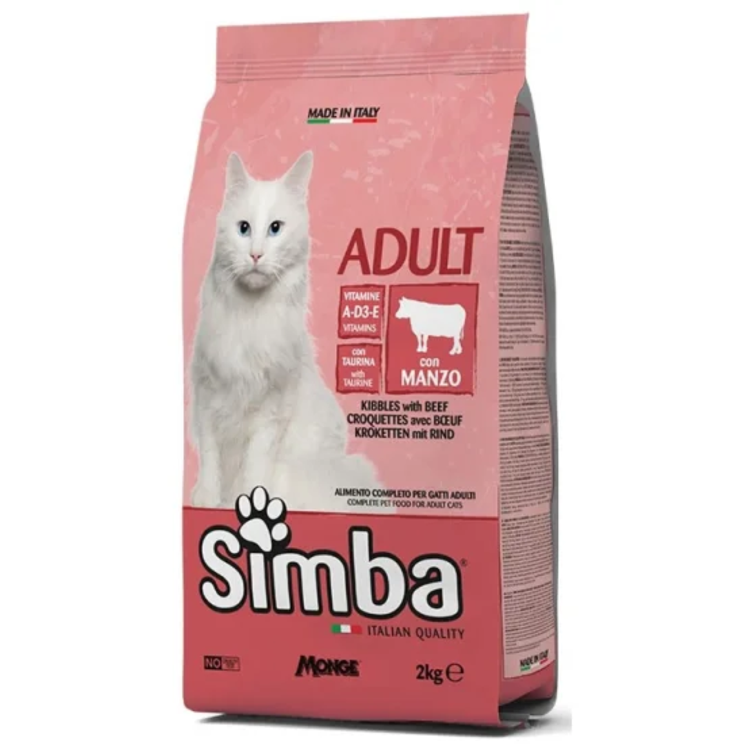 SIMBA CAT/F CROQUET BEEF 2KG